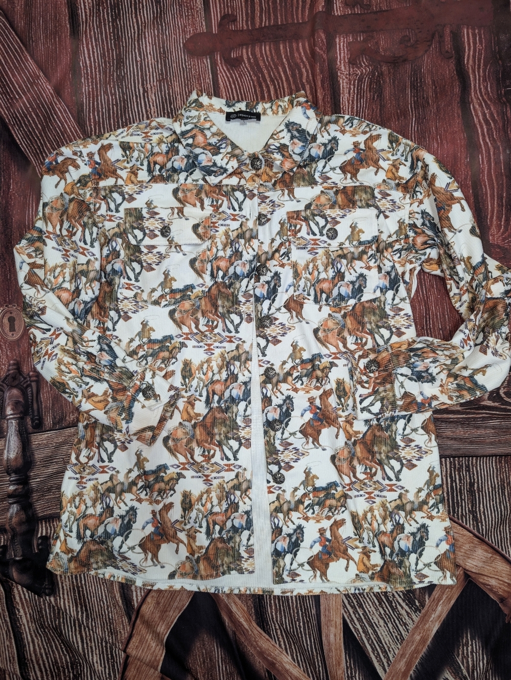 Merigold Kiss Western Tunic Small  NWOT